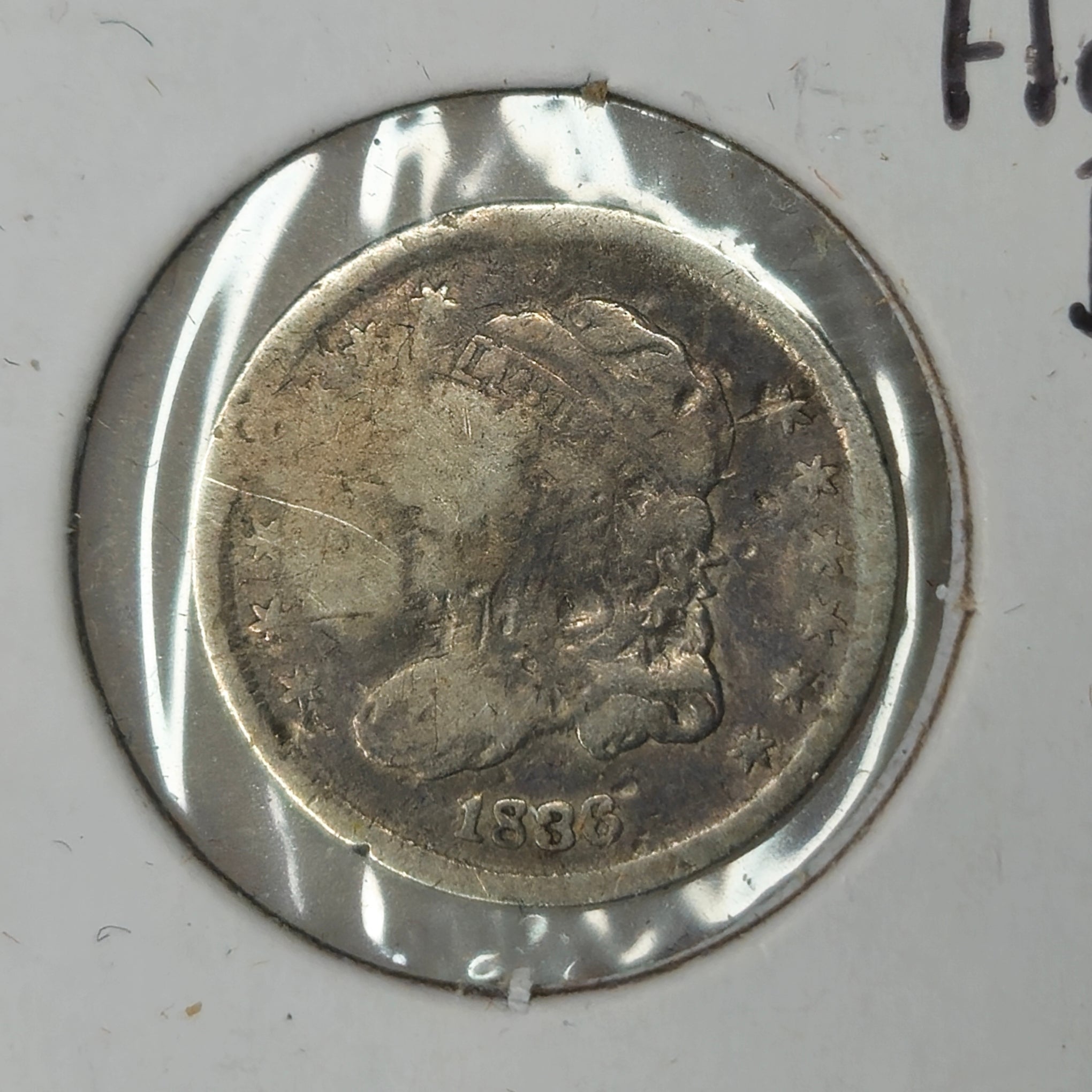 Fashion 1836 liberty dime