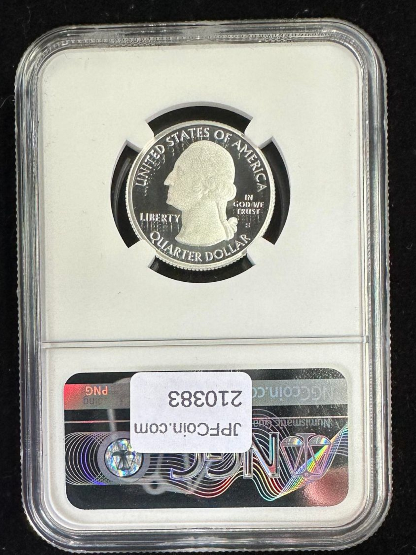 2019-S American Memorial Park Quarter NGC PF 70 Ultra Cameo