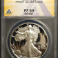 1988-S American Silver Eagle Proof Silver Dollar ANACS PF69DCAM  Beautiful Deep Cameo Contrast- A true Stunning Coin!