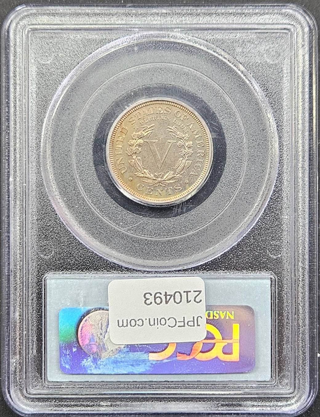 1910-P Liberty V Nickel PCGS PR64 CAC Proof Low Mintage (2018) CAC Approved!!!