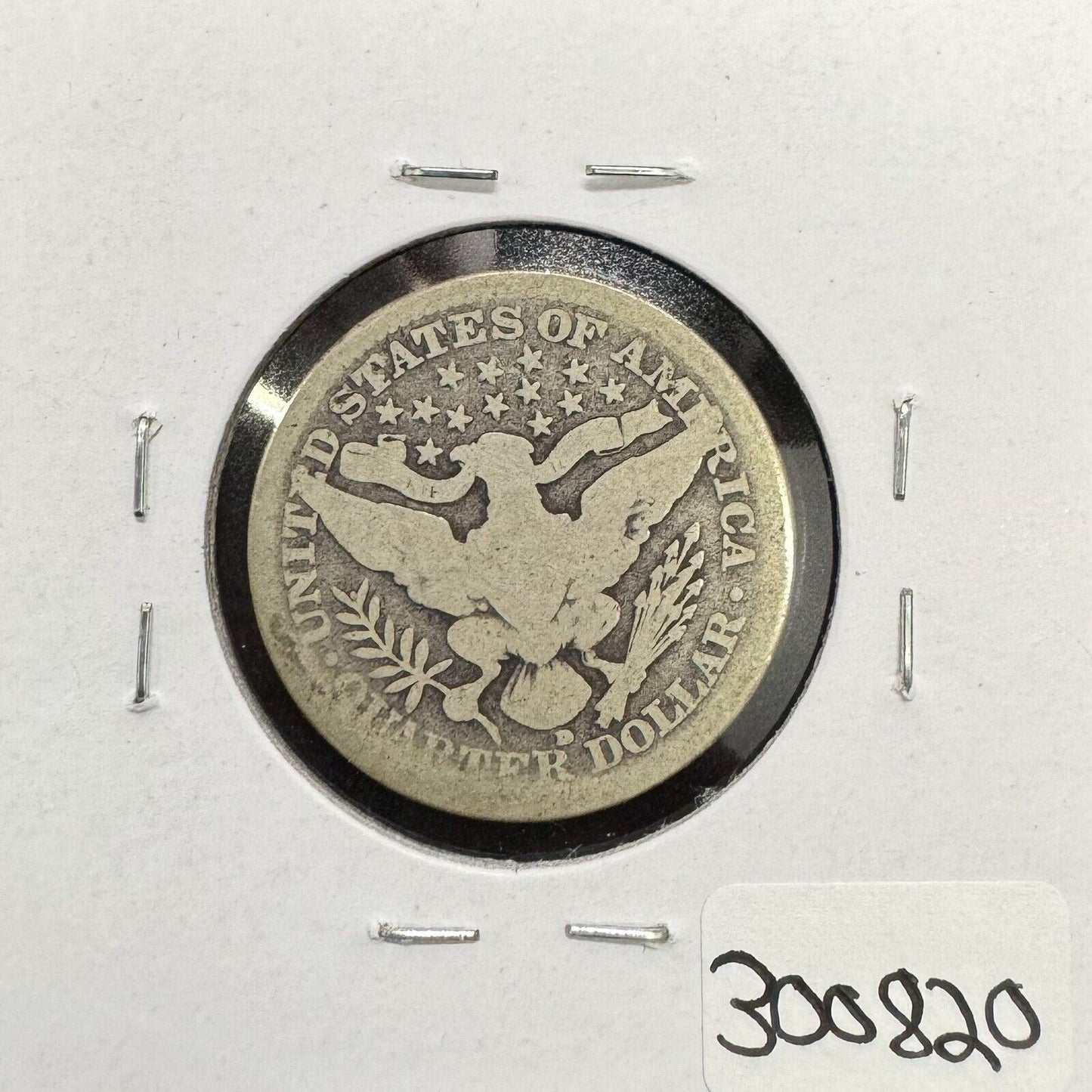 1916 D Barber Quarter - Good ( 300821 )