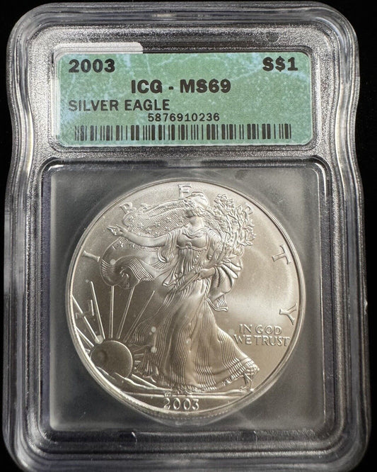 2003 Silver Eagle ICG - MS69