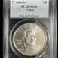 1998-S Silver Dollar Black Revolutionary War Patriots, C Attucks PCGS - MS69