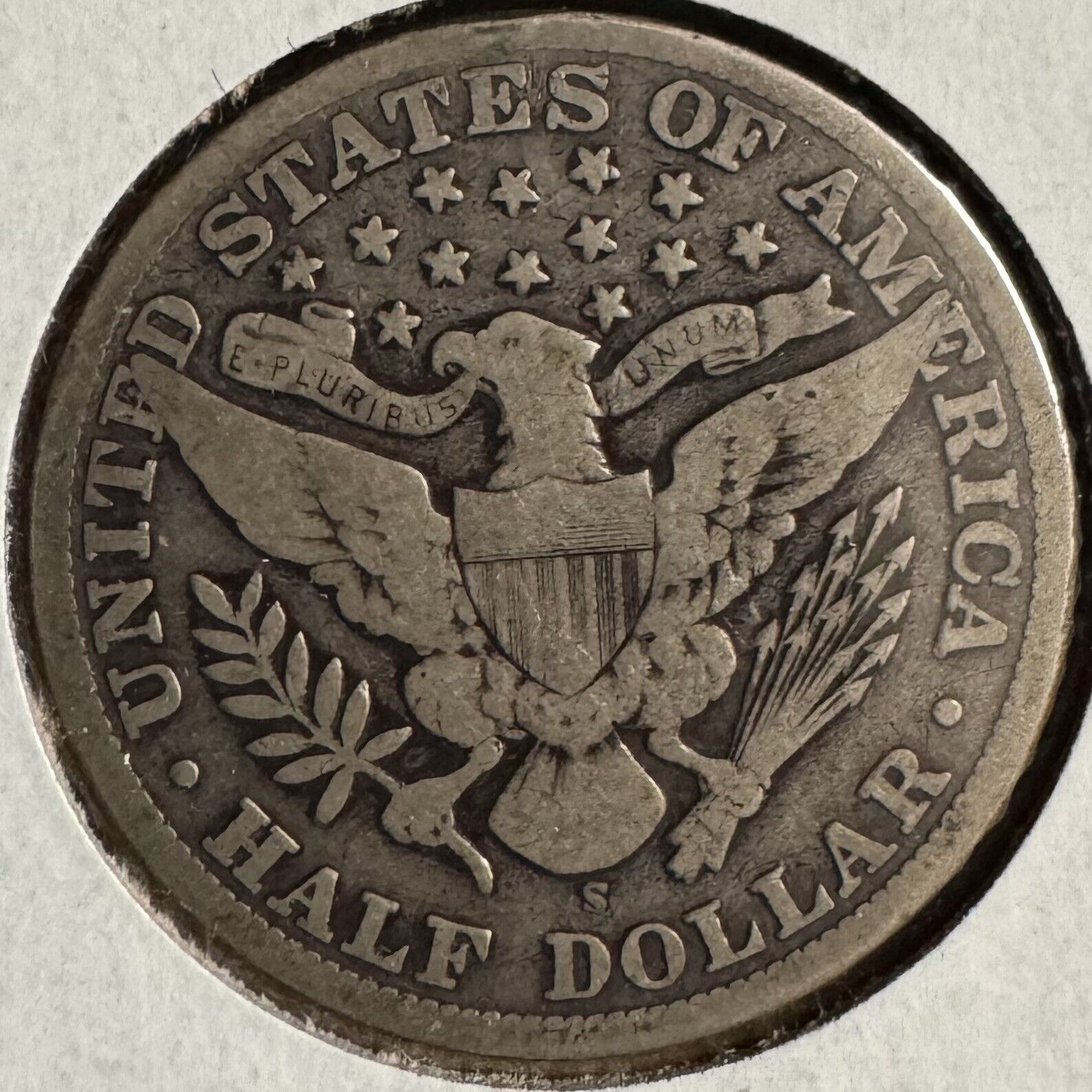 1909 S Barber Half Dollar - Very Good