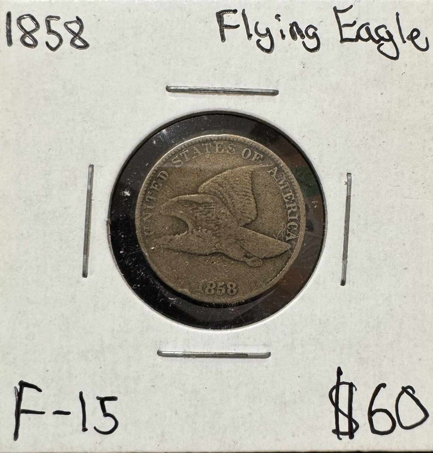 1858 Flying Eagle Cent - Fine ( 300852 )