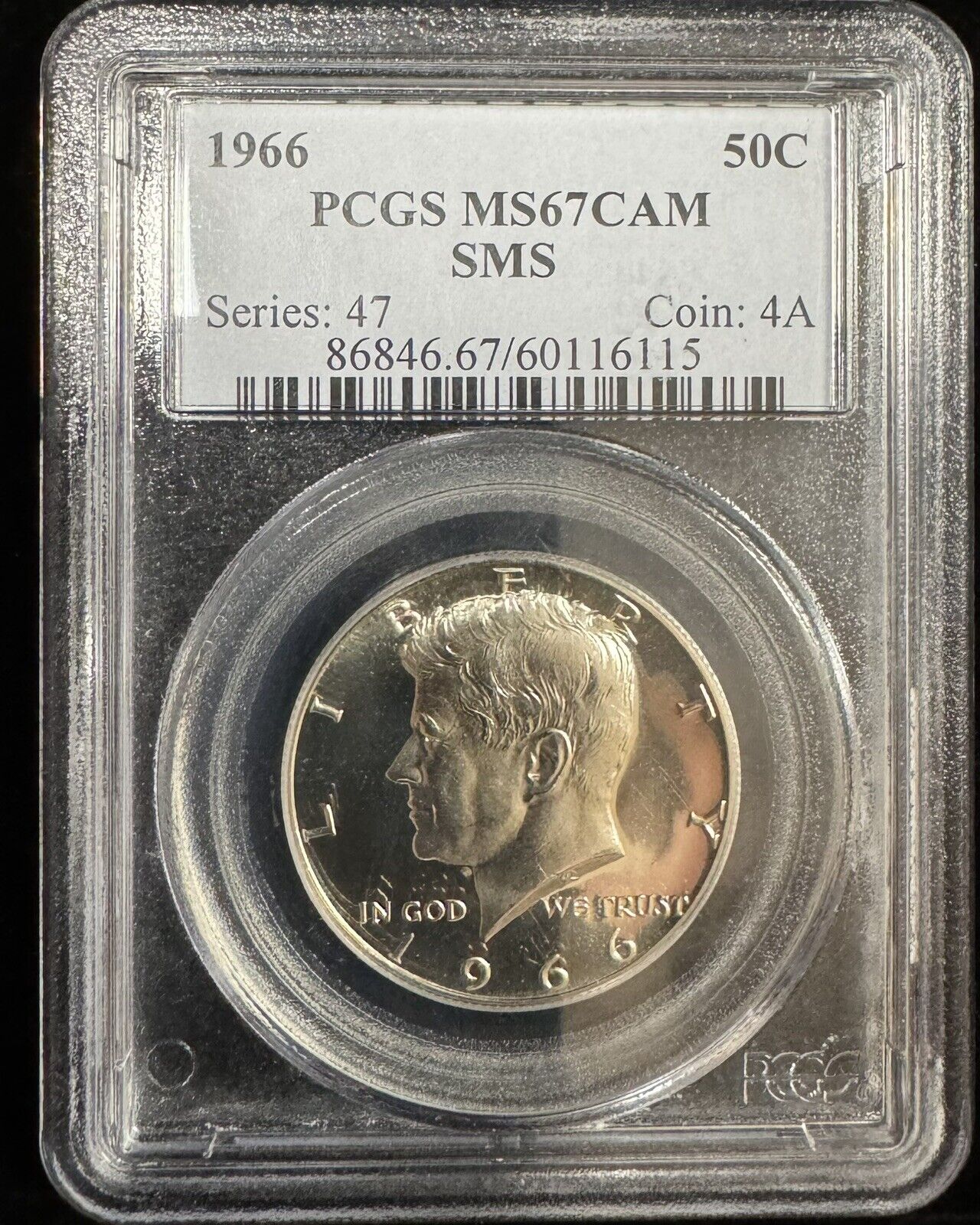 1966 Kennedy Half Dollar PCGS - MS67