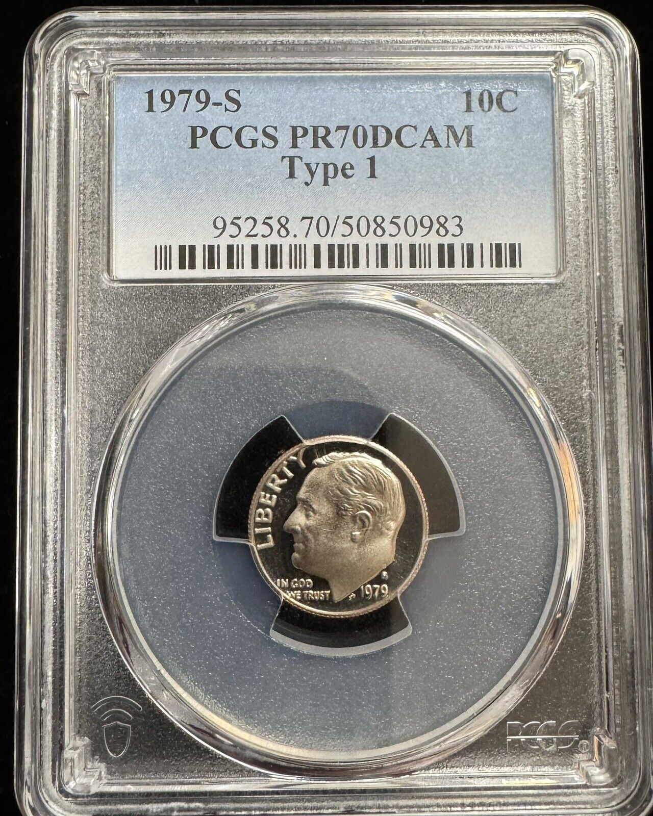 1979 S Roosevelt Dime PCGS - PR70 DCAM Type 1