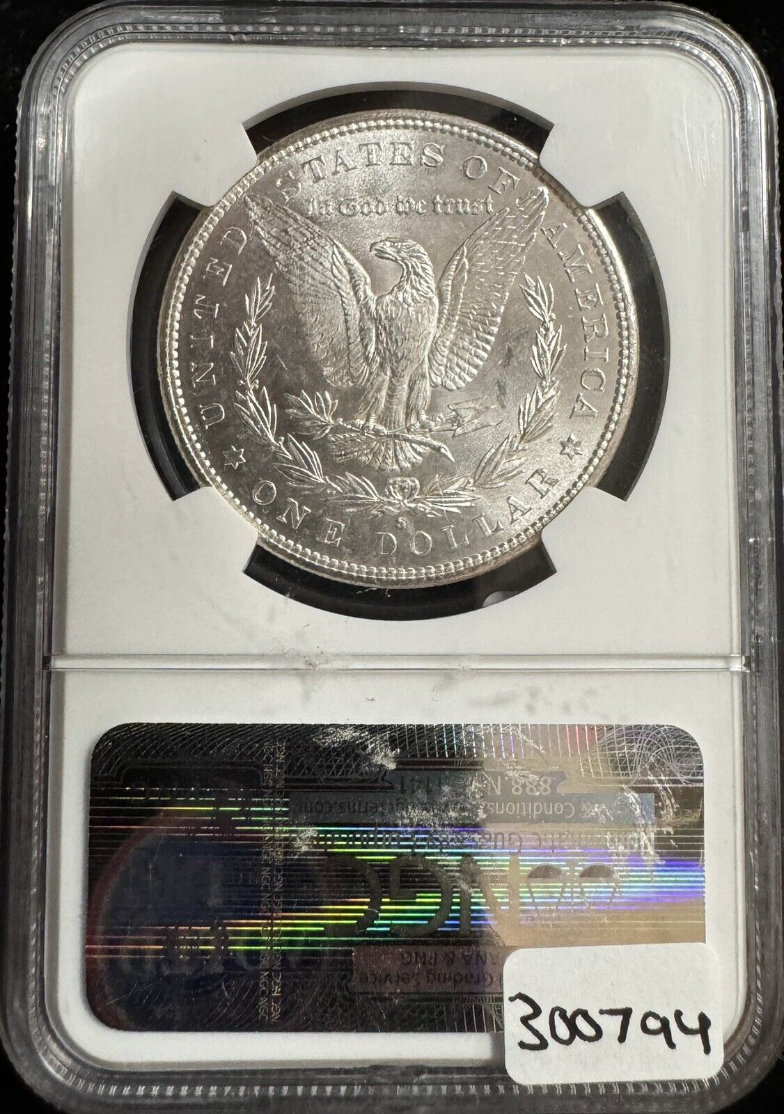 1881 S Morgan Dollar NGC - MS63 ( 300794 )