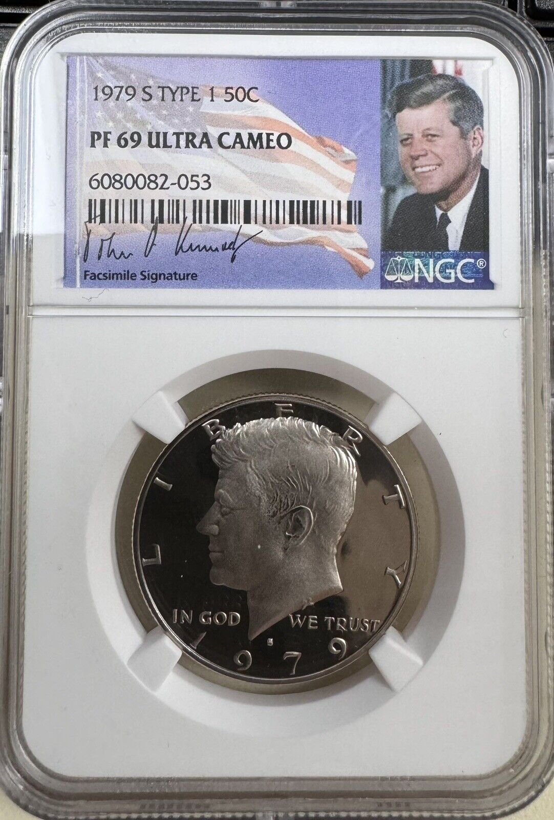 1979 S Kennedy Half Dollar Type 1 NGC - PF69 Ultra Cameo ( 300957 )