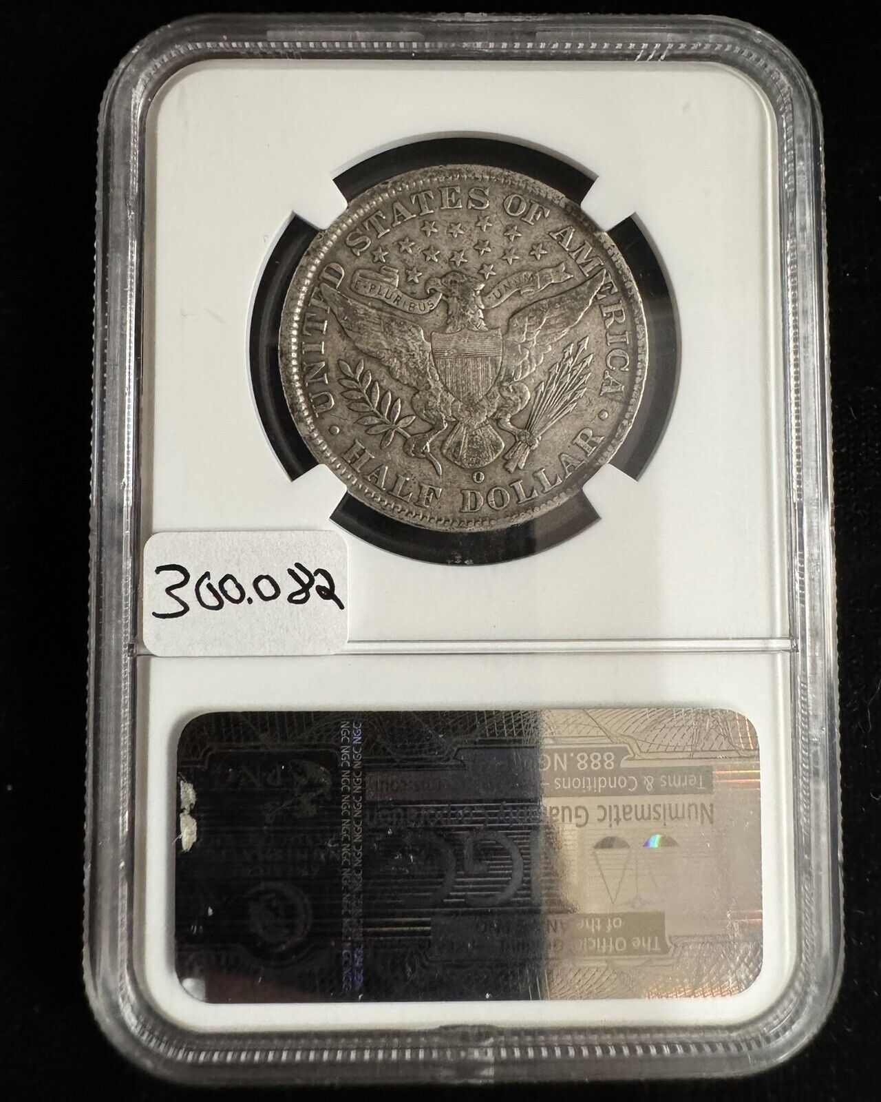 1907 O Barber Half Dollar NGC - VF20