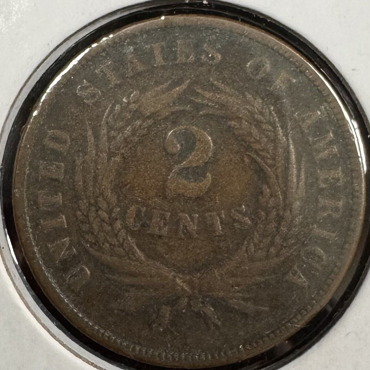 1868 2 Cent Piece - Very Fine