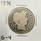 1896 Barber Half Dollar - Good