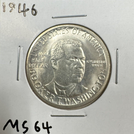 1946 Booker T Washington Half Dollar - Mint State