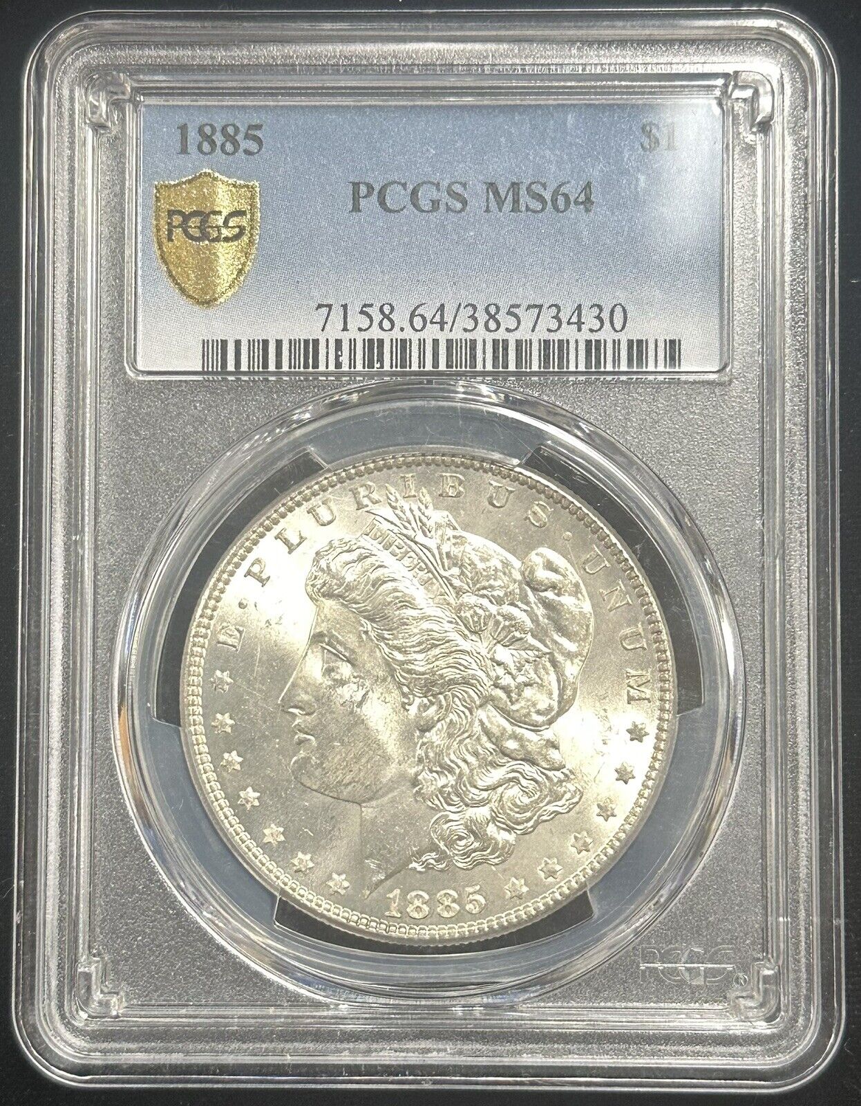 1885 Morgan Silver Dollar PCGS MS 64 ( 301065 )