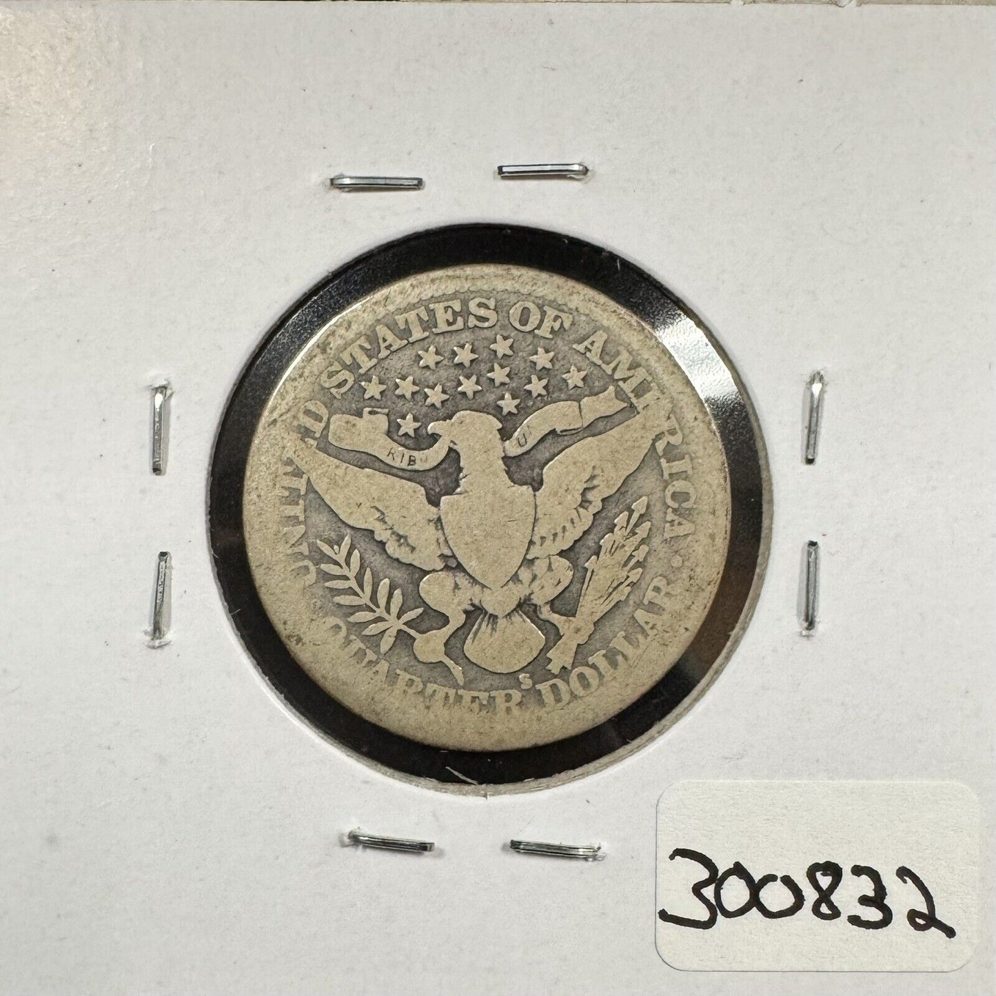 1912 S Barber Quarter - Good ( 300832 )