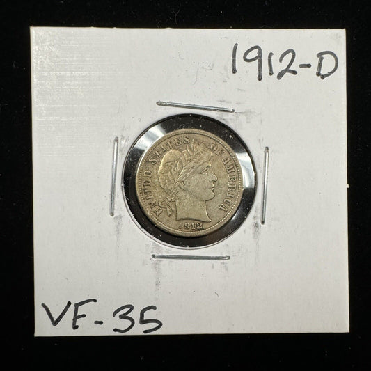 1912-D Barber Dime