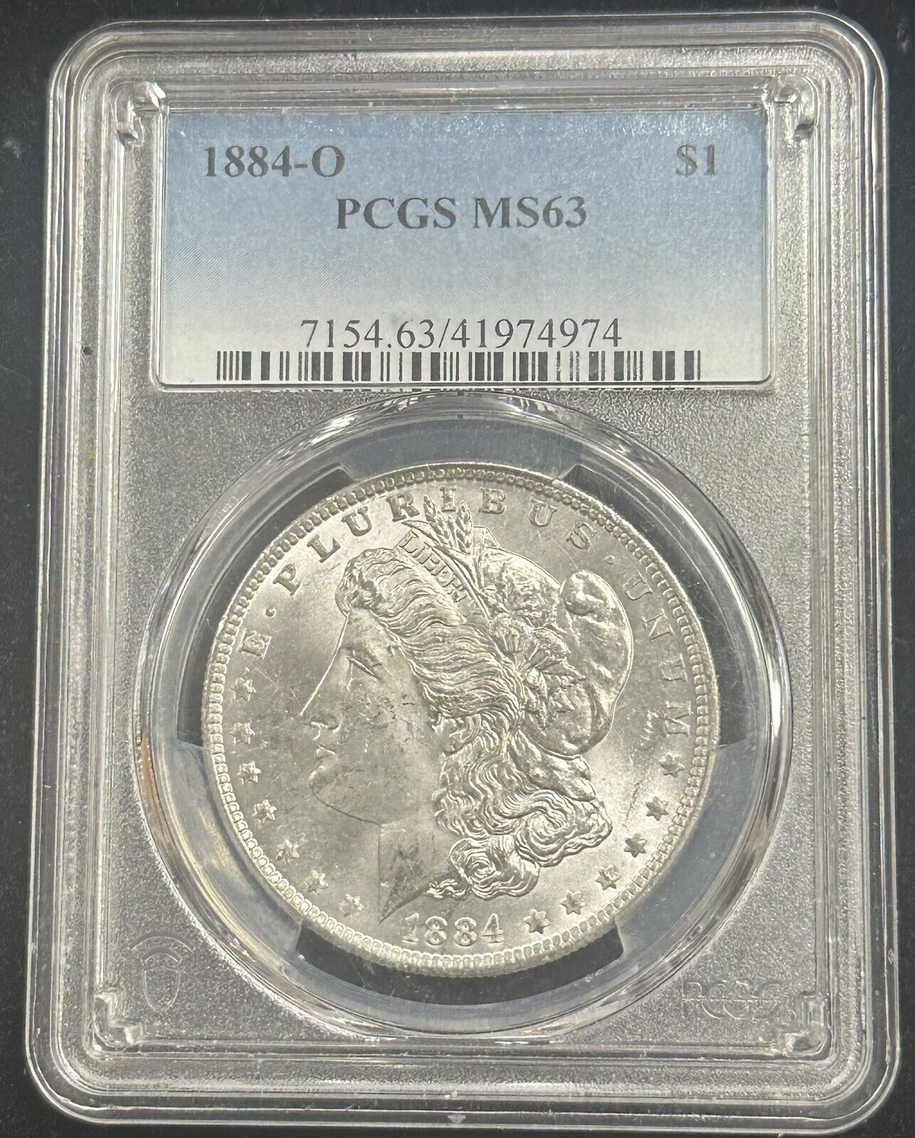 1884 O Morgan Silver Dollar PCGS MS63 (301075)