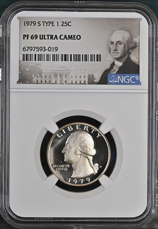 1979 S Washington Quarter Type 1 NGC - PF69 Ultra Cameo ( 301182 )