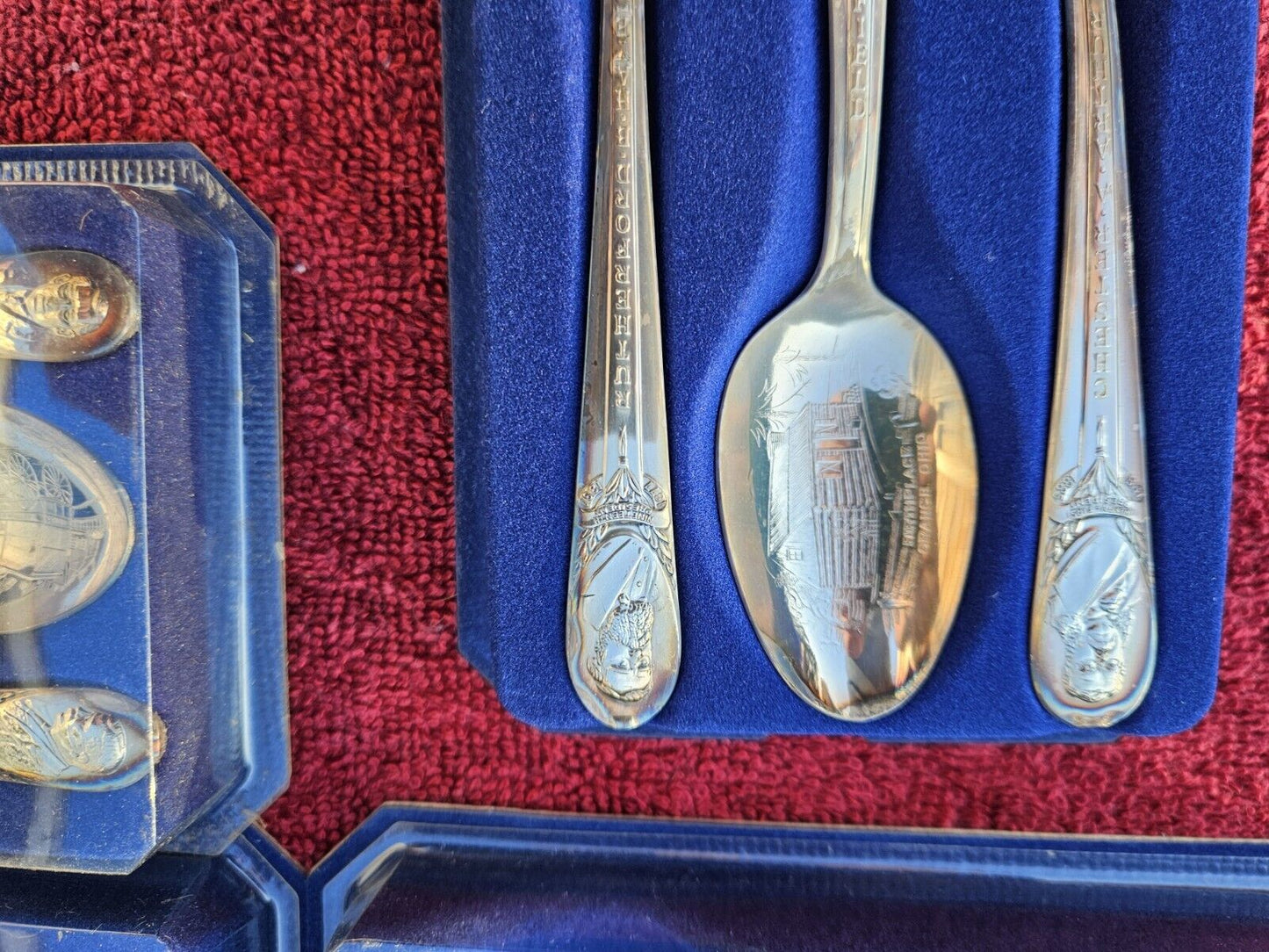 Vintage Wm. Rogers President Commemorative Silver Plated Spoons 25 Pc NIB