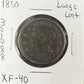 1850 Large Cent - Extra Fine ( 301088 )