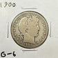 1900 Barber Half Dollar - Good