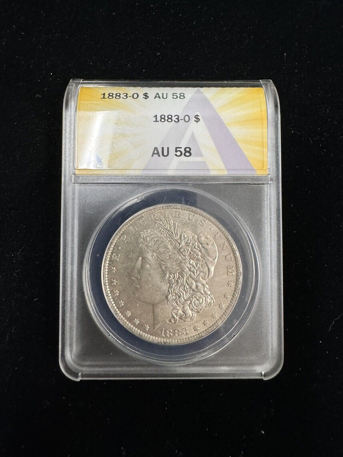 1883 O ANACS AU 58 Morgan Dollar 