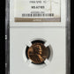 1966 Lincoln Cent SMS NGC - MS67 RD