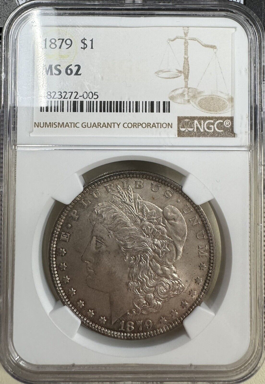 1879 Morgan Dollar NGC - MS62 ( 300946 )