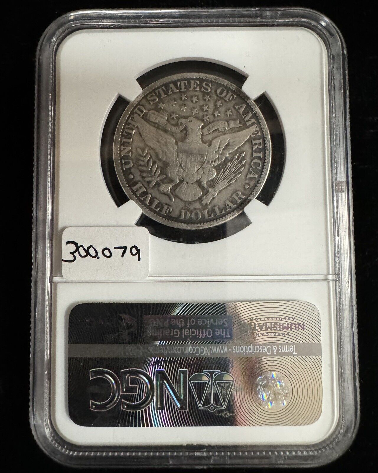 1912 S Barber Half Dollar NGC - VF20