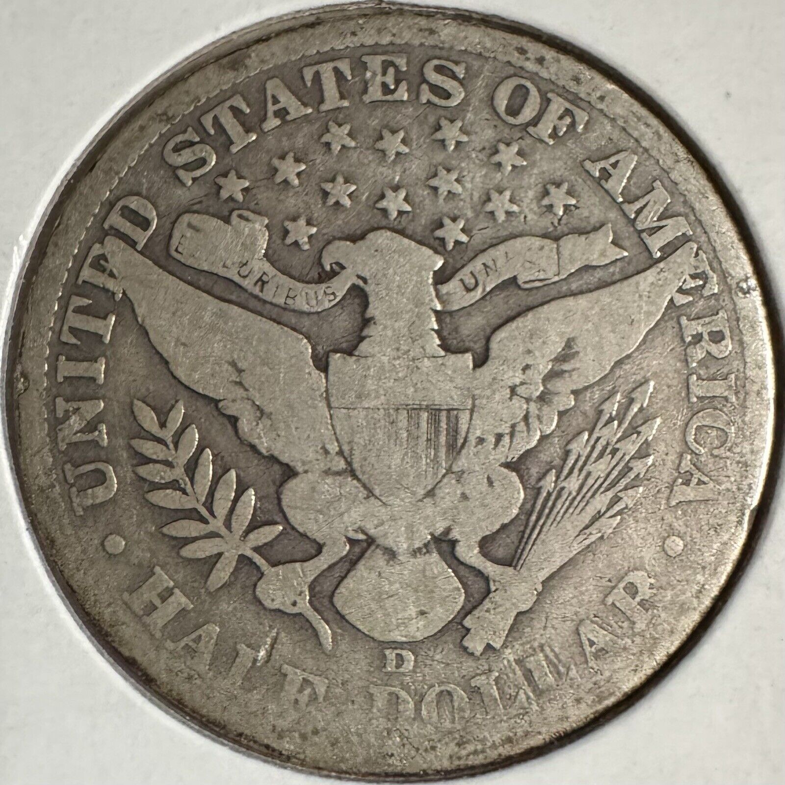 1911 D Barber Half Dollar - Good