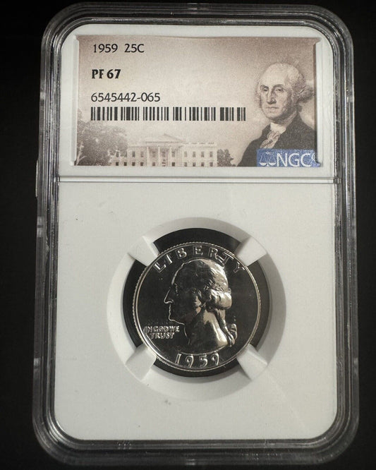 1959 Washington Quarter NGC - PF67