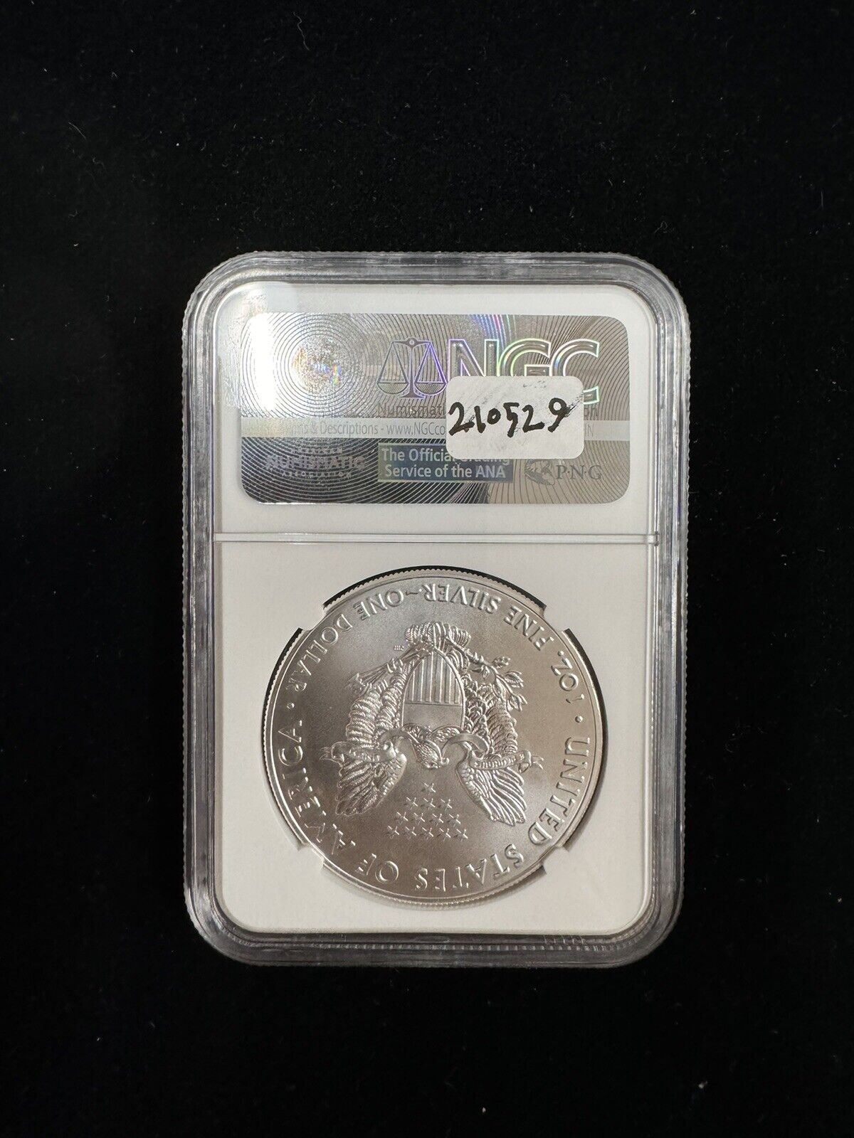 2016 Silver Eagle NGC MS70