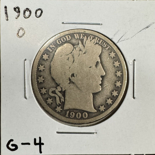 1900 O Barber Half Dollar - Good