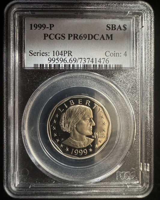 1999 Susan B Anthony Dollar - PCGS PR69 DCAM