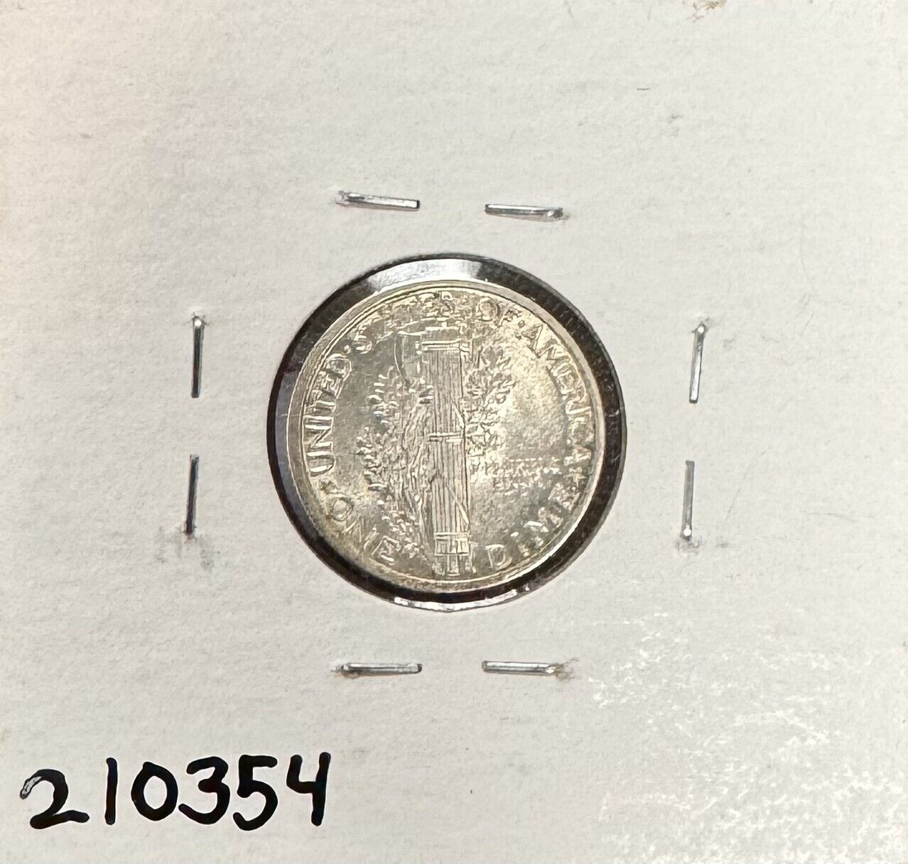 1917 Mercury Dime FB - Mint State ( 210354 )