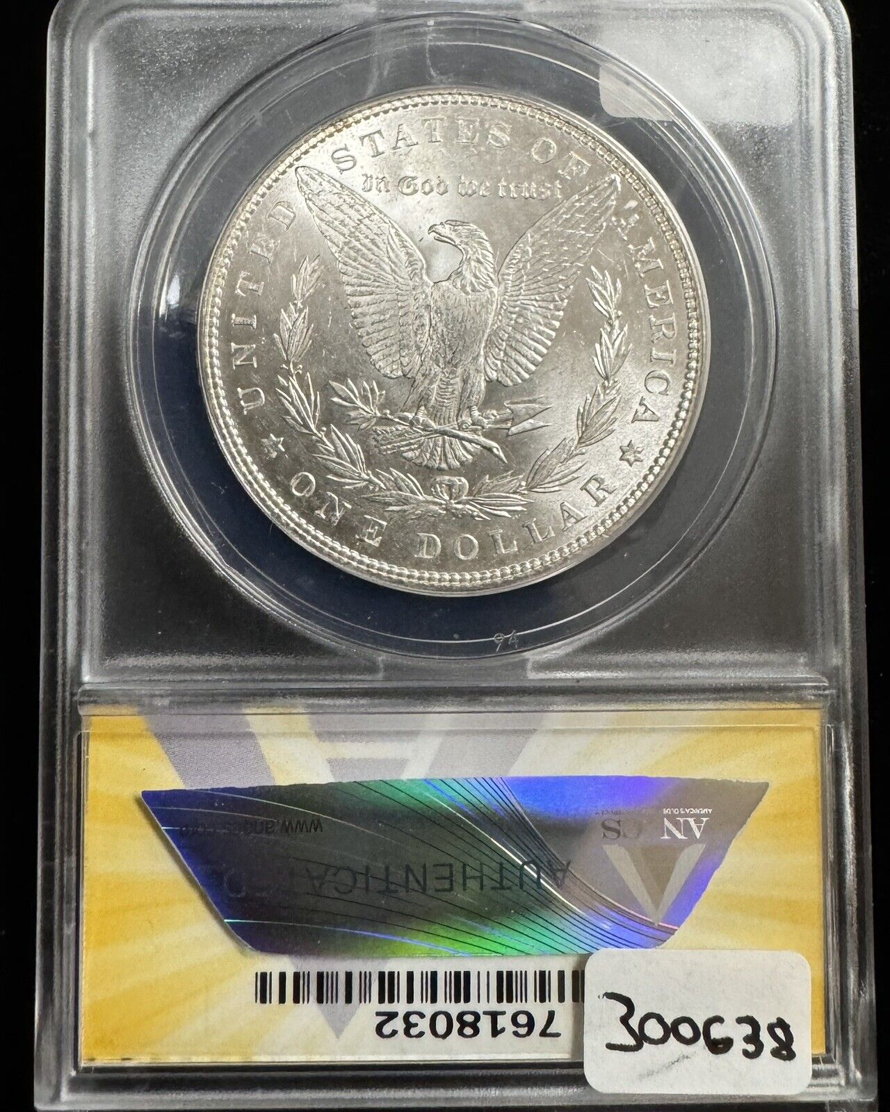 1887 Morgan Dollar ANACS - AU58