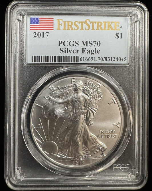 2017 Silver Eagle PCGS - MS70