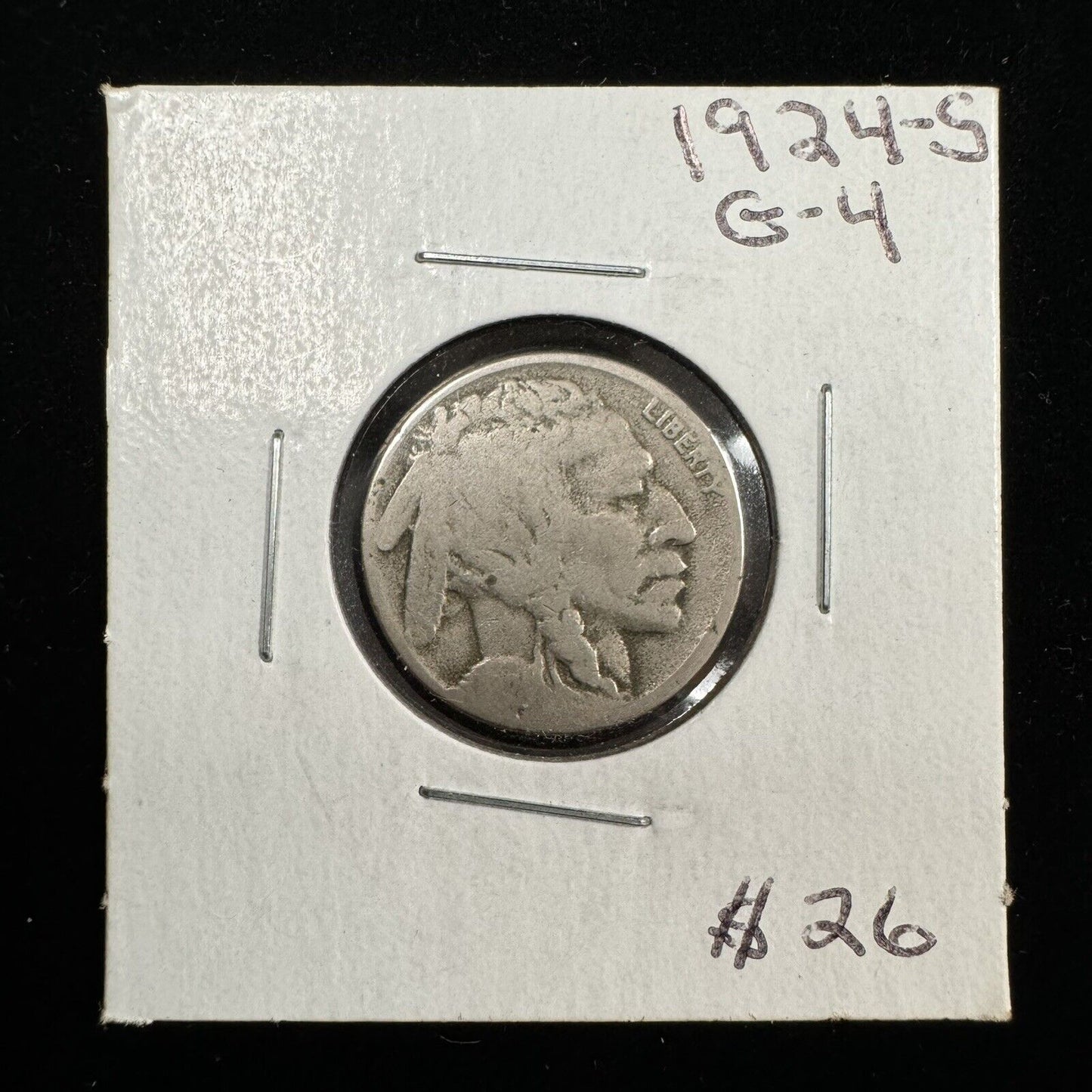 1924 S Buffalo Nickel - Good