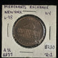 1837 Merchants Exchange New York Hard Times Token L-98 Almost Uncirculated