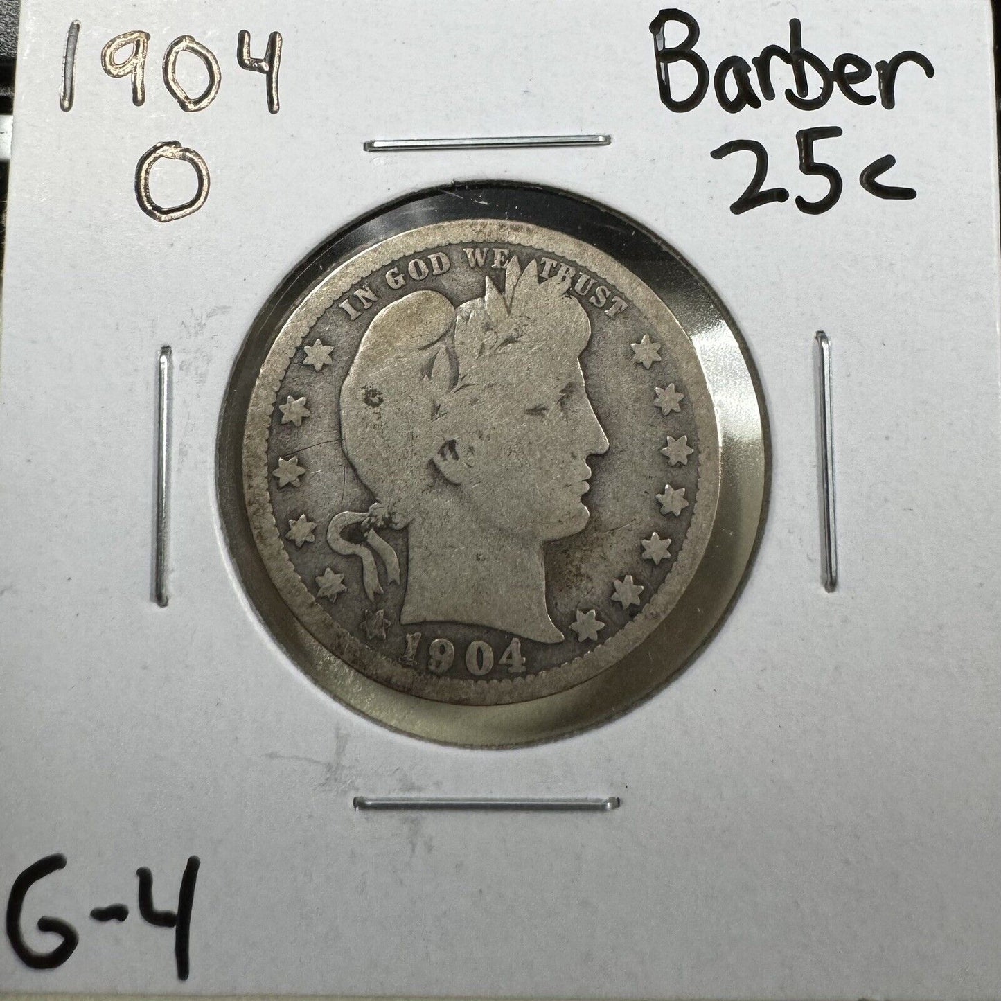 1904 O Barber Quarters - Good ( 300937 )