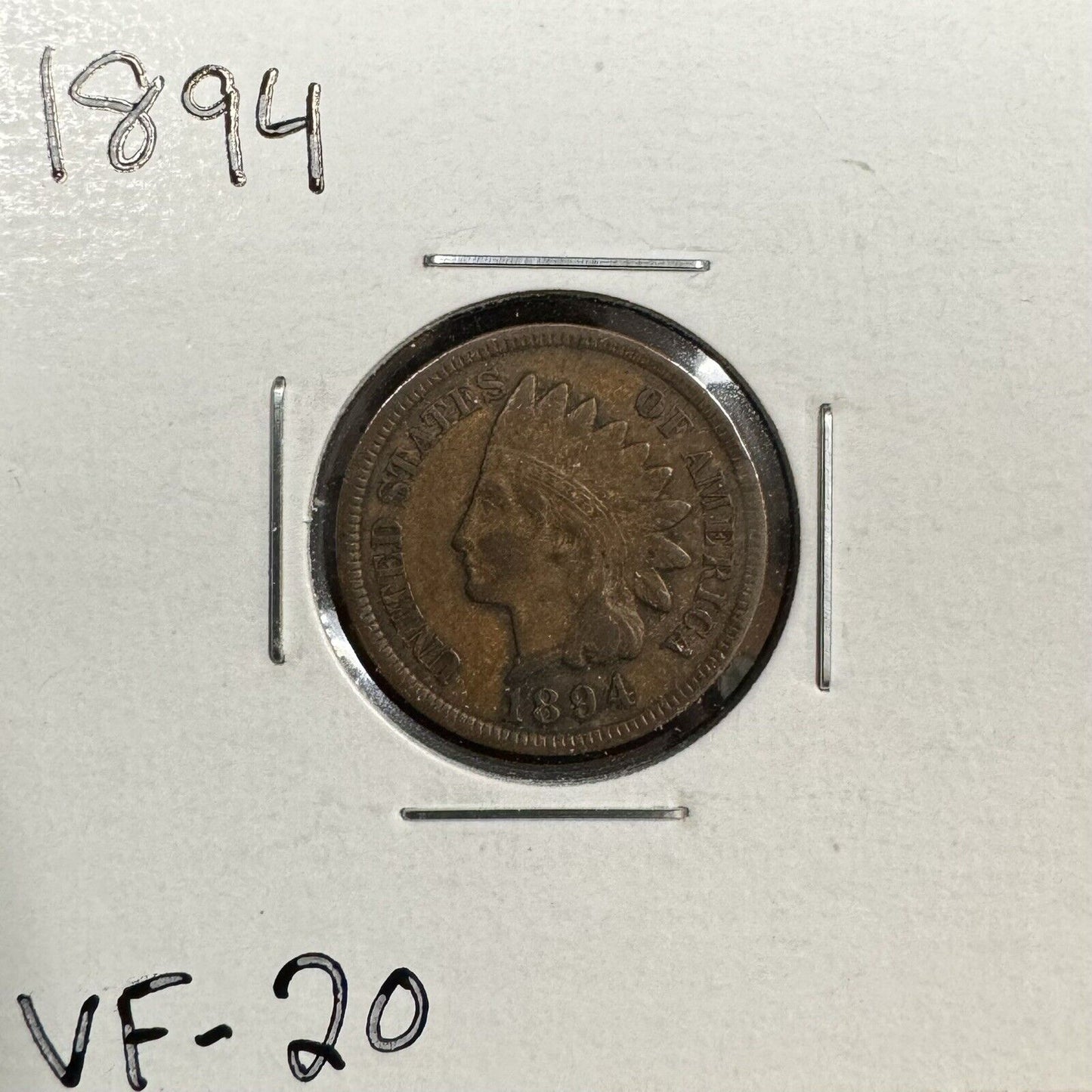 1894 Indian Head Cent - Very Fine 