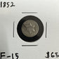 1852 3 Cent Silver - Fine