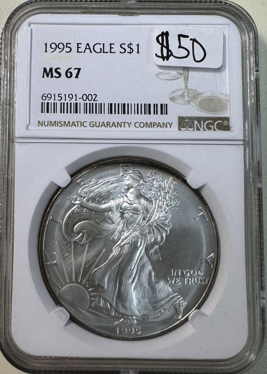 1995 American Eagle NGC - MS67 ( 300978 )