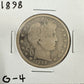 1898 Barber Half Dollar - Good