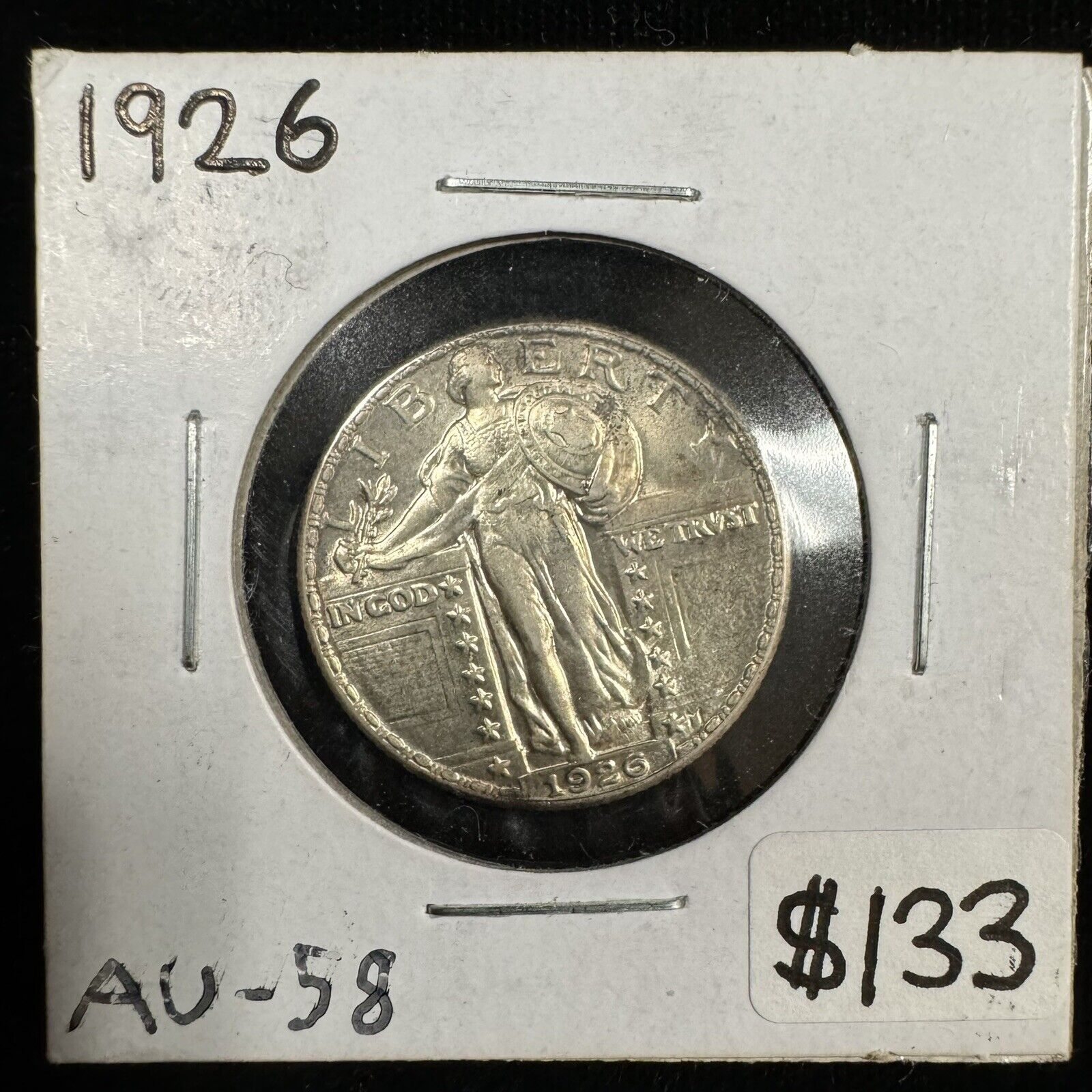 1926 Standing Liberty Quarter - About Good