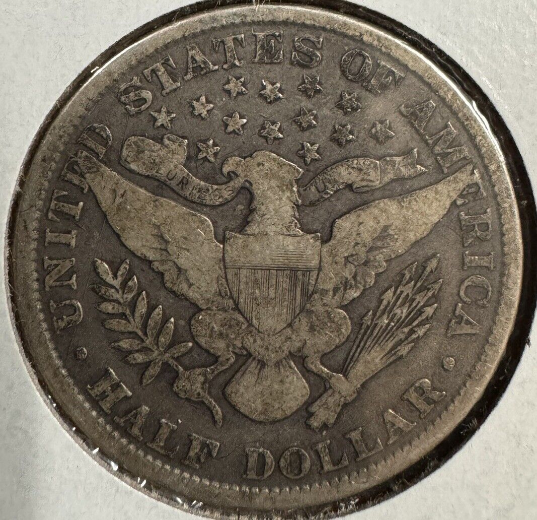 1901 Barber Half Dollar - Very Good