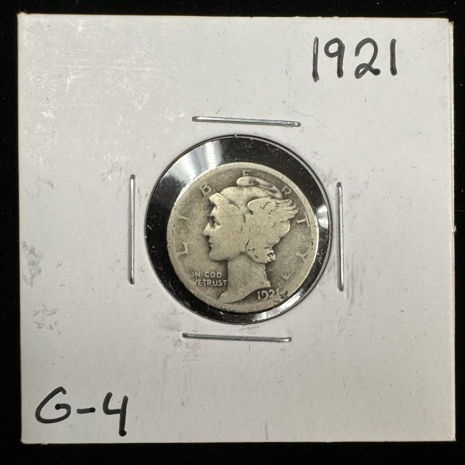 1921 Mercury Dime - Good