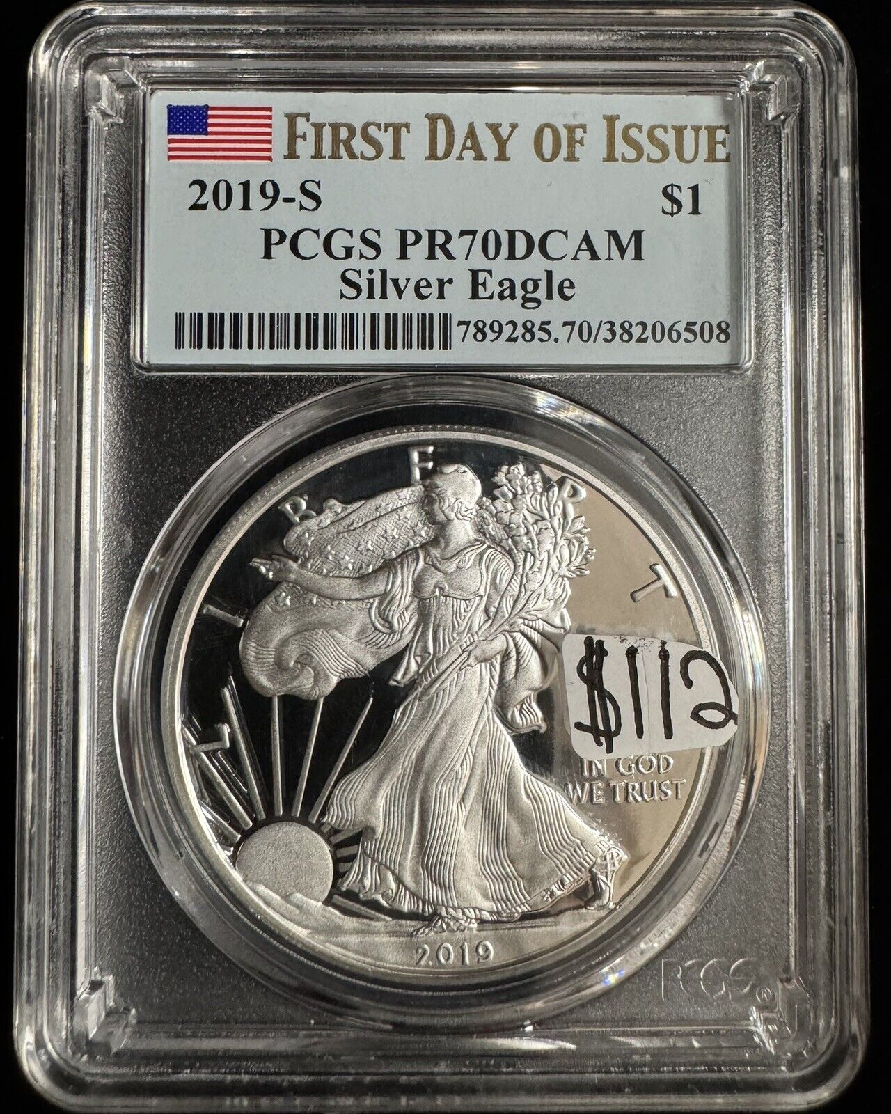 2019 S Silver Eagle PCGS - PR70 DCAM