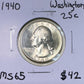 1940 Washington Quarter - Mint State ( 301026 )