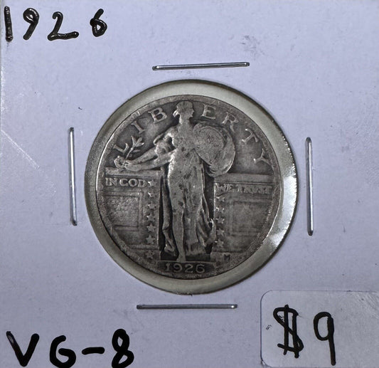 1926 Standing Liberty Quarter - Very Good ( 300604 )